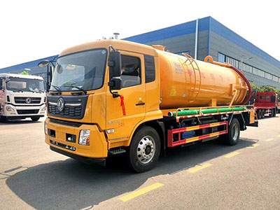 国六东风天锦清洗吸污车（12方）