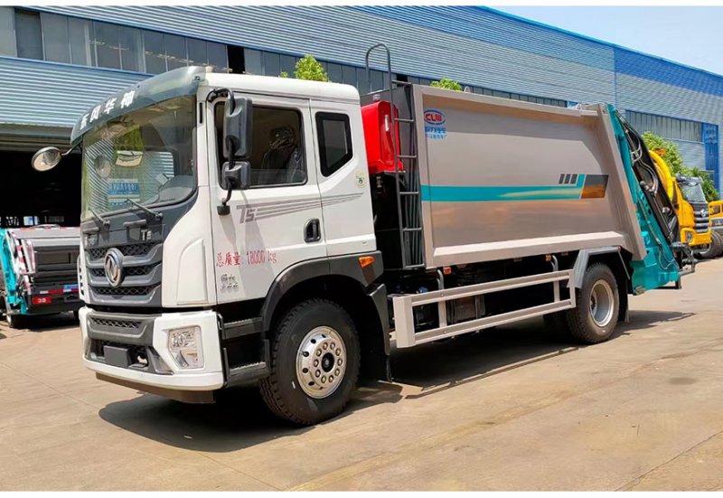 程力牌国六东风华神14立方压缩垃圾车