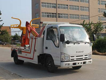 庆铃五十铃拖吊连体清障车